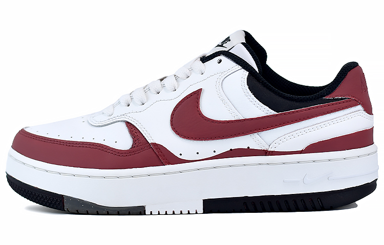Nike Gamma Force Scarlet Power 2.0 Anti-Slip Wear-Resistant Low-Top Skateboard Shoes Women's Vintage Red