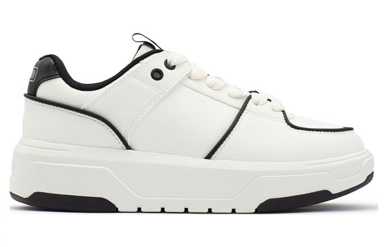 361° Anti-Slip Wear-Resistant Low-Top Skateboard Shoes Women's White