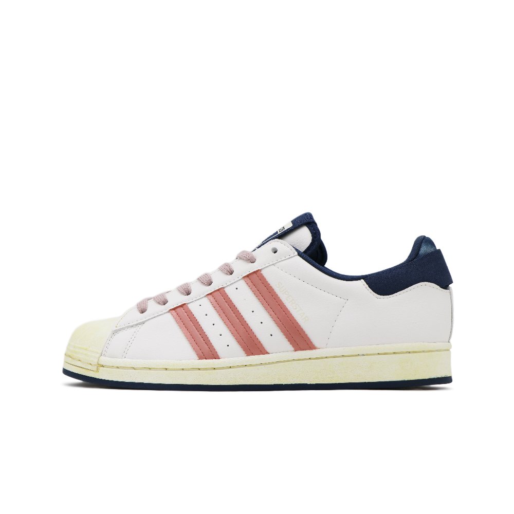 Adidas Originals Superstar Low-Top Skateboard Shoes Unisex Blue Red