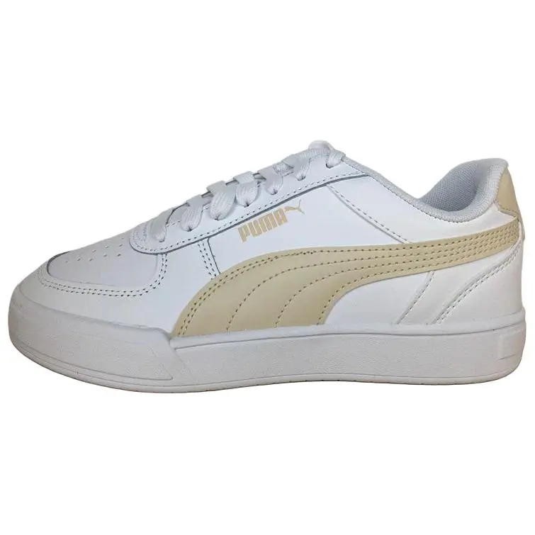 PUMA Caven Abrasion Resistant Low Top Skateboard Shoes Unisex White