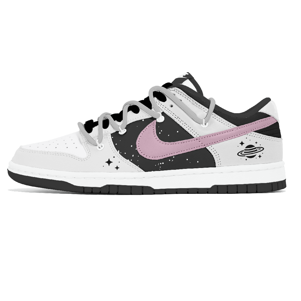 Nike Dunk Abrasion Resistant Low Top Skateboard Shoes Unisex Gray