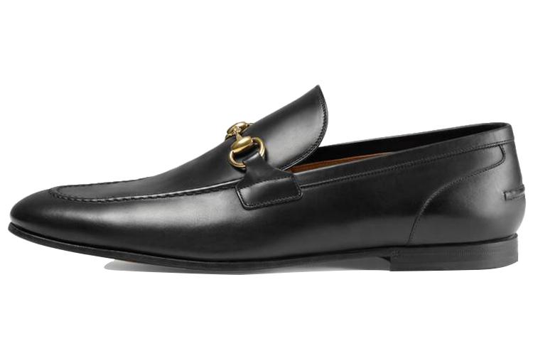 GUCCI Jordaan Leather Loafer 'Black'