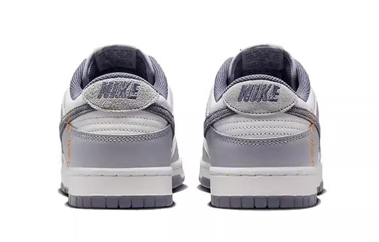 Nike Dunk Anti-Slip Wear-Resistant Low-Top Skateboard Shoes Men's White Gray купить в интернет-магазине Yoocart с быстрой доставкой по России.