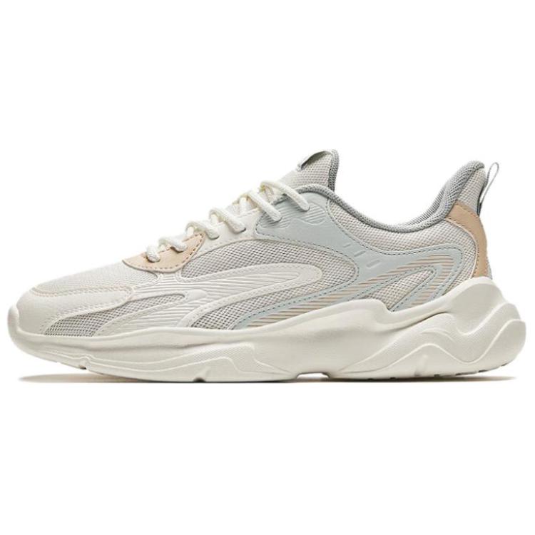 Anta Cushioning Wear-Resistant Low-Top Casual Shoes Women's White Gray