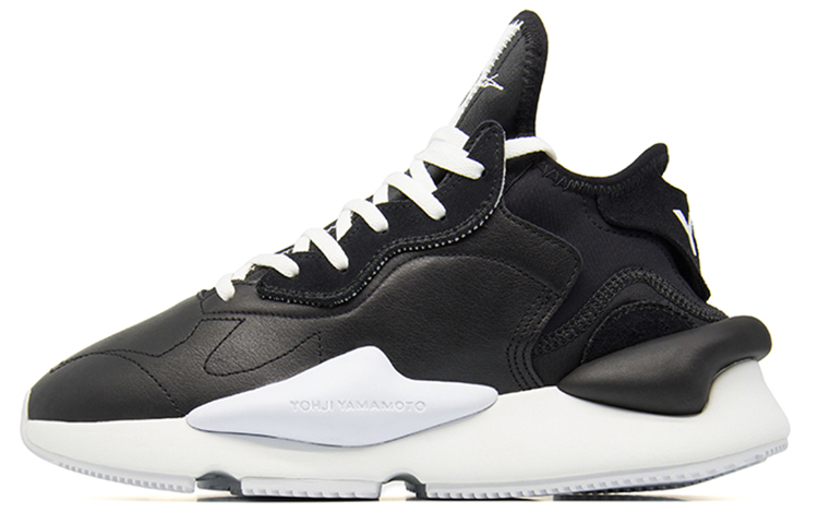 Adidas Y 3 Kaiwa Black White Black Heel