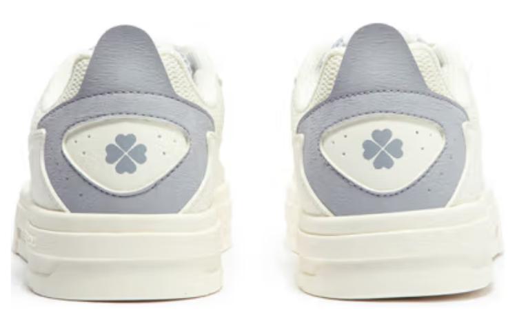 361° Cushioning Wear-Resistant Low-Top Skateboard Shoes Women's White Purple