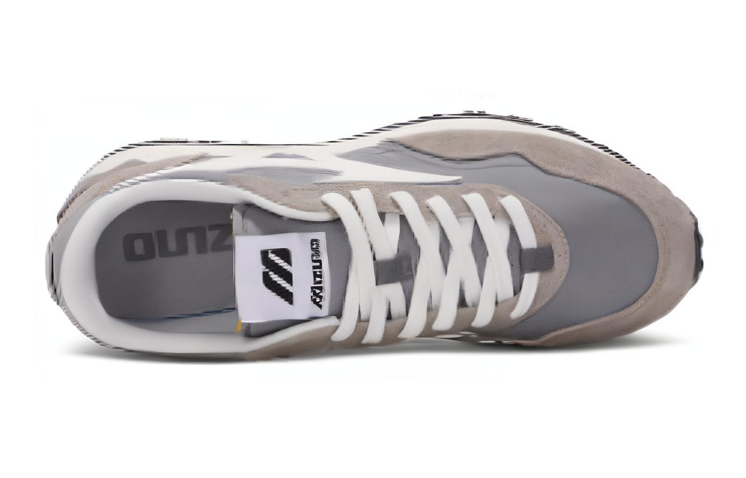 Mizuno LG 70s Wear-Resistant Low-Top Casual Shoes Unisex Gray White купить в интернет-магазине Yoocart с быстрой доставкой по России.
