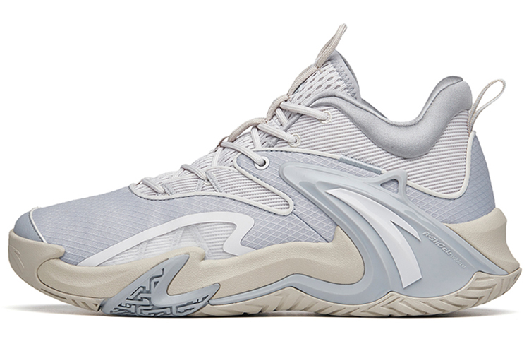 Anta Airspace 3 Anti-Slip Wear-Resistant Low-Top Basketball Shoes Gray
