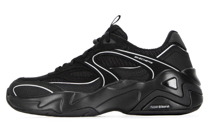 Skechers Dlites Hyper Burst 'Black Silver' Women's