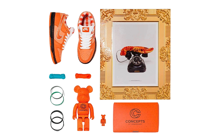 Nike SB Dunk Low Concepts Orange Lobster Special Box