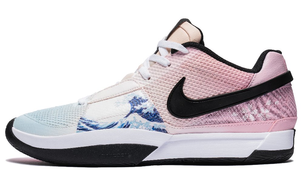 Nike Ja 1 Basketball Shoes Men Low-Top Pink Blue