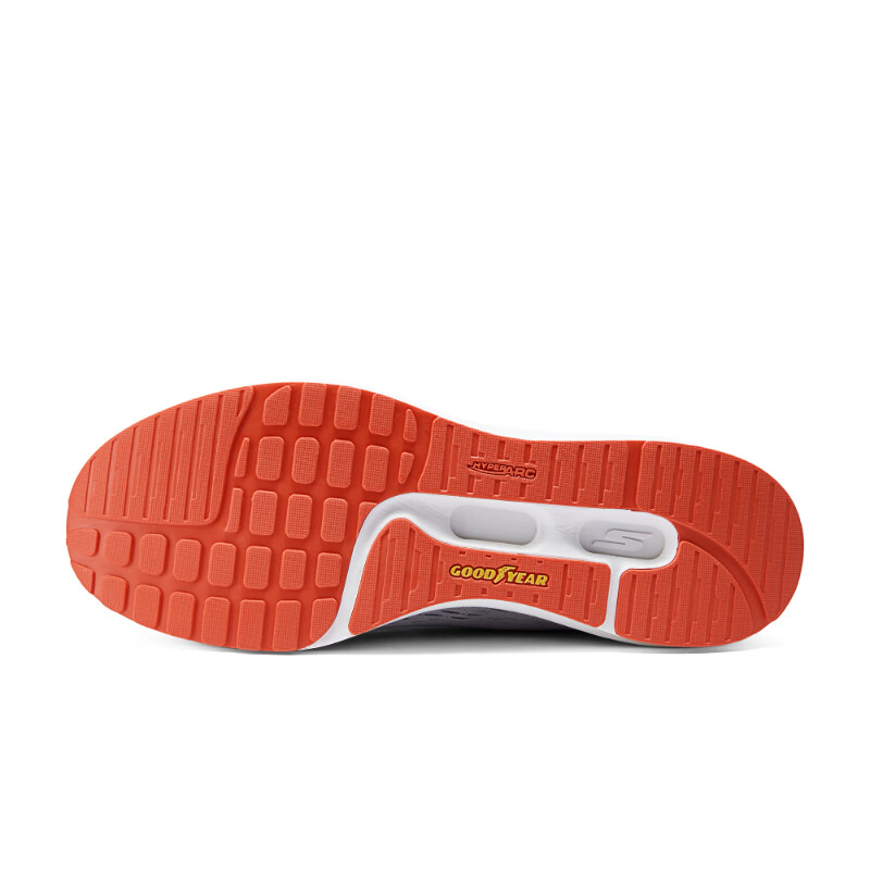 Skechers Cushioning Wear-Resistant Low-Top Running Shoes Men's Gray Orange купить в интернет-магазине Yoocart с быстрой доставкой по России.