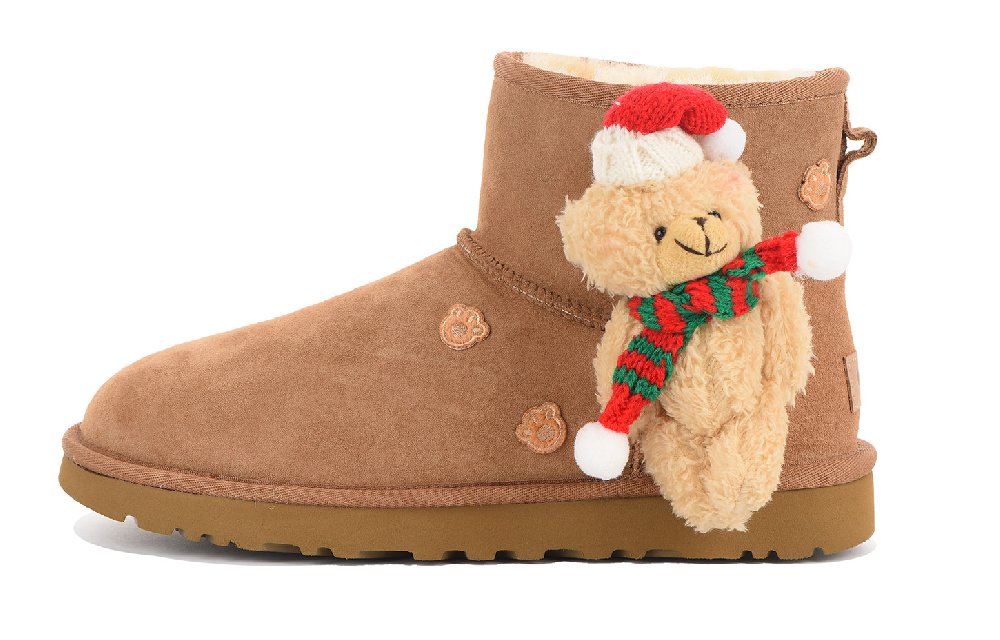 UGG CLASSIC MINI Warm And Wear-Resistant Short Snow Boots Women's Chestnut