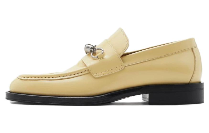Burberry Barbed Leather Loafers