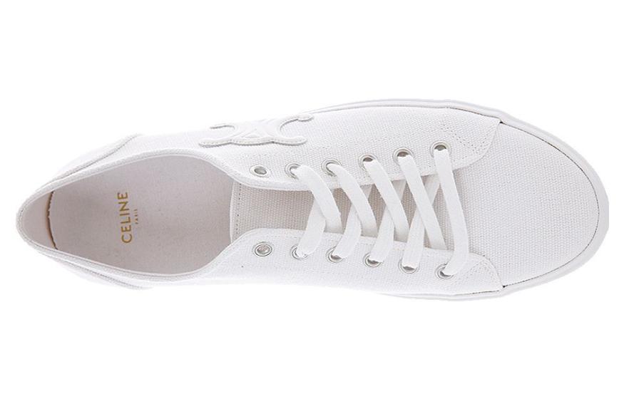 CELINE Low Top Stylish Skateboarding Shoes Women's Neon White купить в интернет-магазине Yoocart с быстрой доставкой по России.
