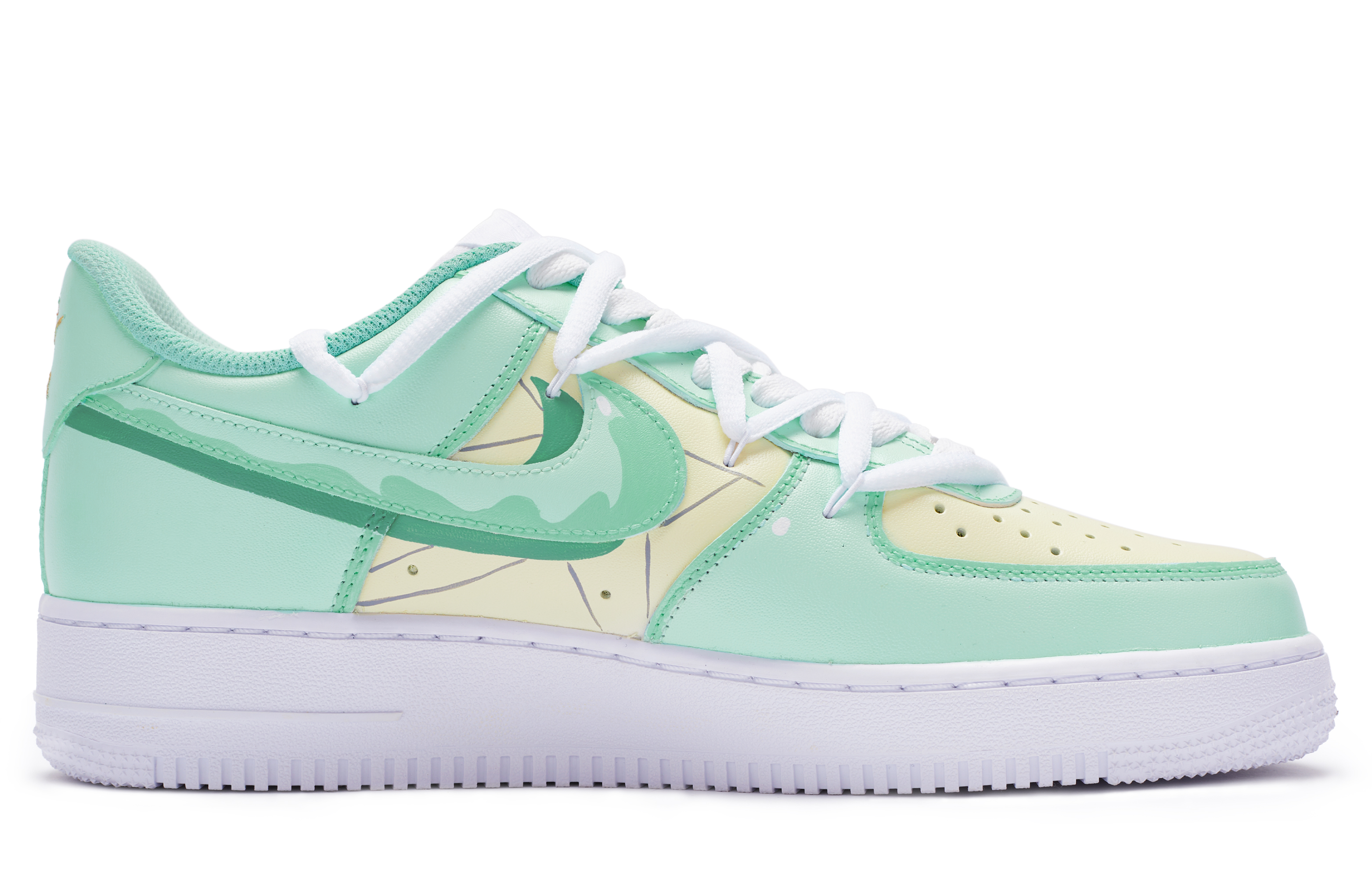 Nike Air Force 1 Low 811 Manufacturing Low Top Skateboard Shoes Men's Yellow Green White купить в интернет-магазине Yoocart с быстрой доставкой по России.