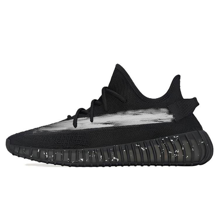 Adidas Originals Yeezy Boost 350 V2 Anti-Slip And Wear-Resistant Breathable Low-Top Casual Shoes Unisex Black Gray