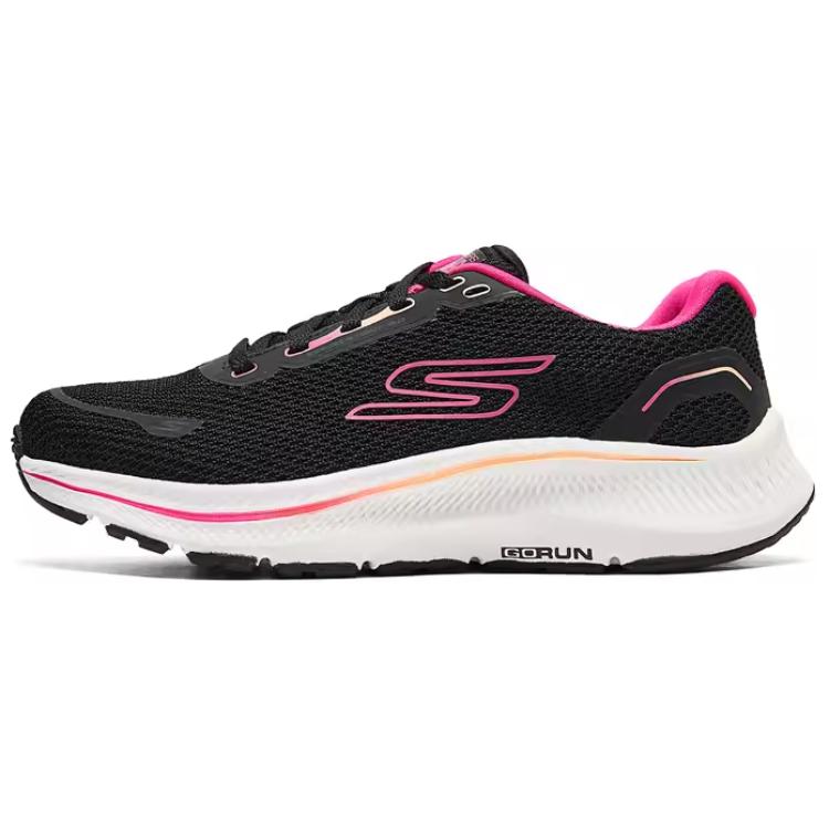 Skechers Women's GO Series Low Top Casual Running Shoes Women's Black Pink