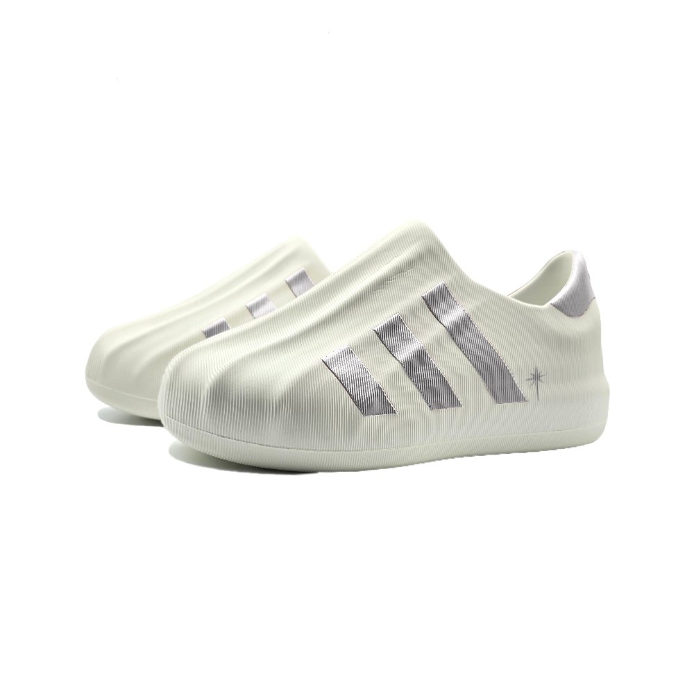 Adidas Originals AdiFOM Superstar Star Spirit Slip Resistant Low Top Casual Shoes Unisex Silver