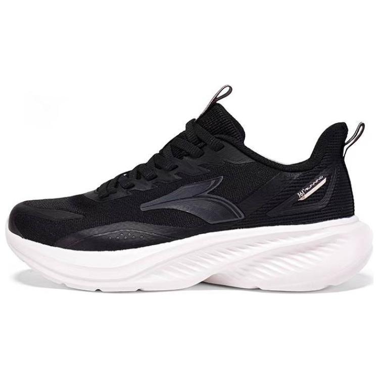 361° Anti-Slip And Wear-Resistant Breathable Low-Top Casual Running Shoes Women's Black White