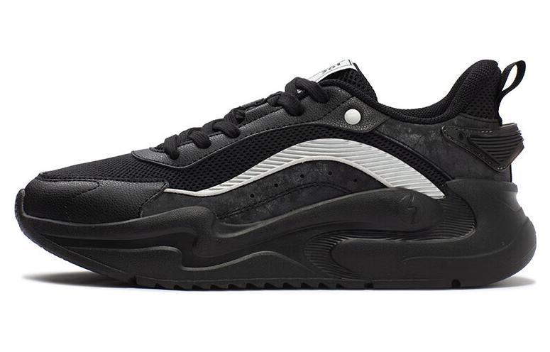 361° Yunshu 4.0 Abrasion Resistant Breathable Low Top Casual Shoes Men's Black White