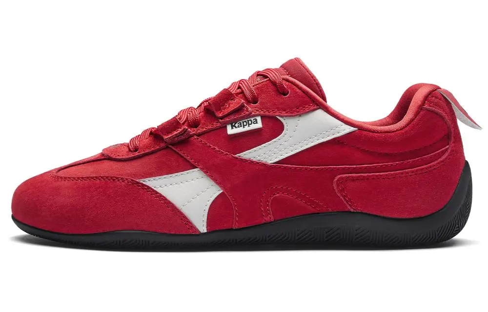 Kappa Back to Back Abrasion Resistant Low top Racing Shoes Women's Cherry Red Winter Day White