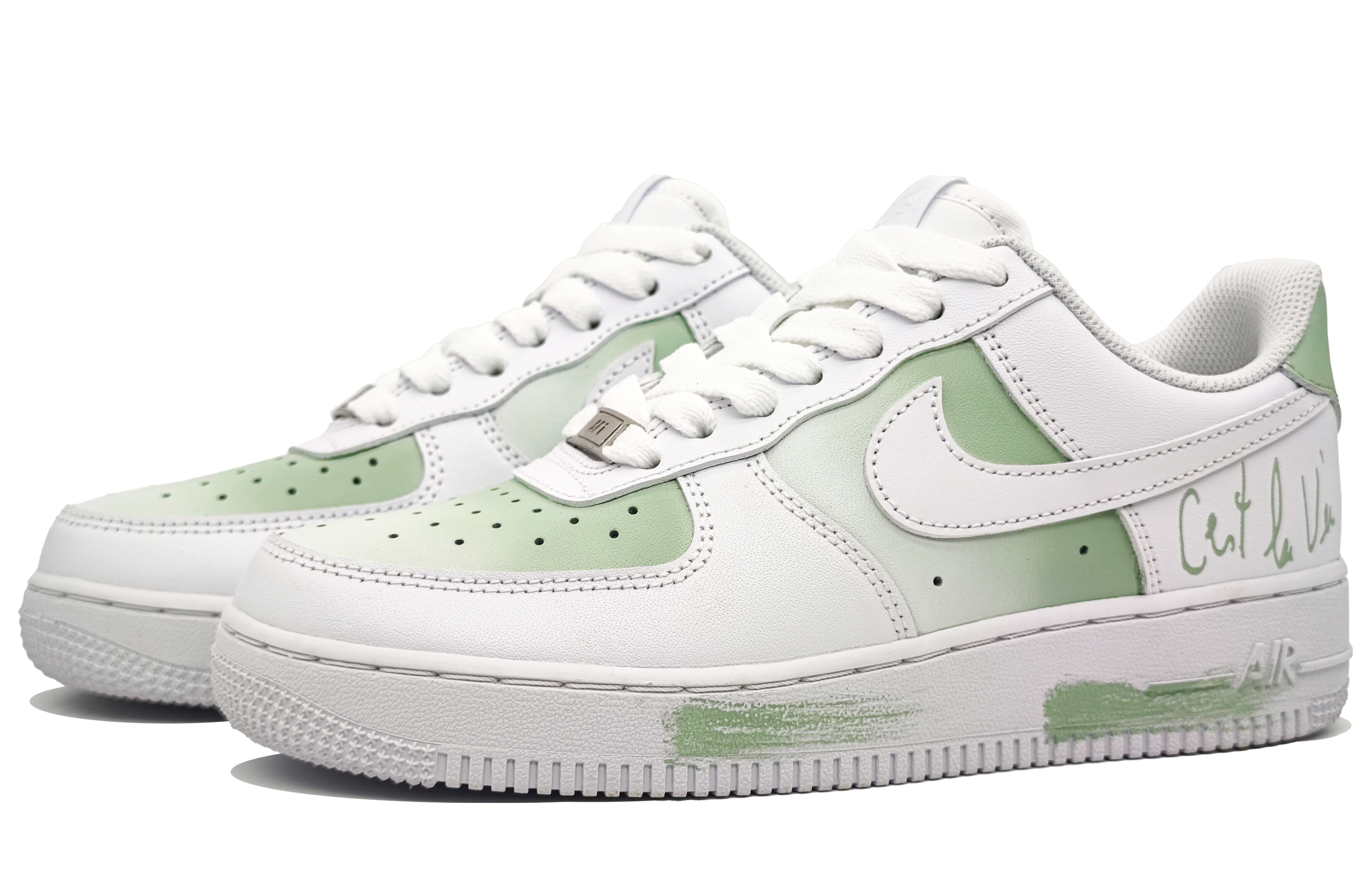 Nike Air Force 1 Anti-Slip Wear-Resistant Low-Top Skateboard Shoes Unisex Mint Green купить в интернет-магазине Yoocart с быстрой доставкой по России.
