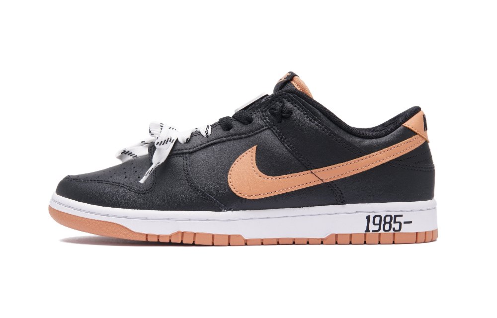 Nike Dunk Anti-Slip Wear-Resistant Low-Top Skateboard Shoes Men's Black