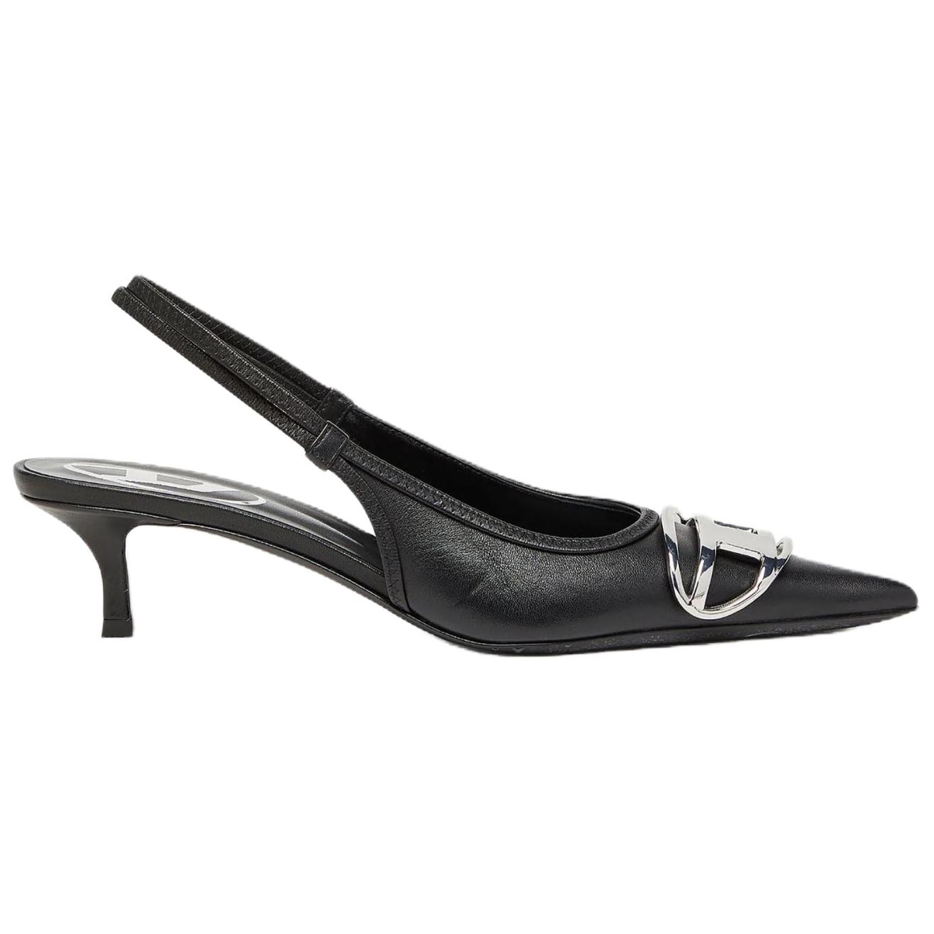 DIESEL D Venus Sb Slim Heel High Heels 4cm Women's Black