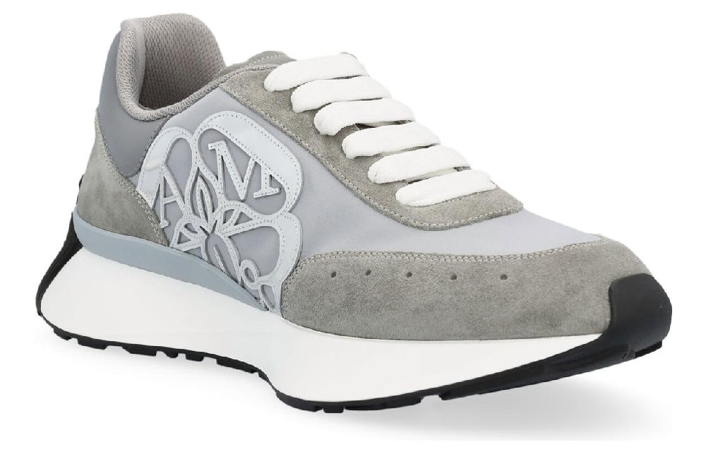 Alexander McQueen Sprint Runner Logo Embossed Sneakers