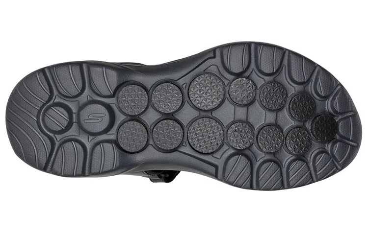 Skechers Go Walk 6 Sandal 'Black Grey'