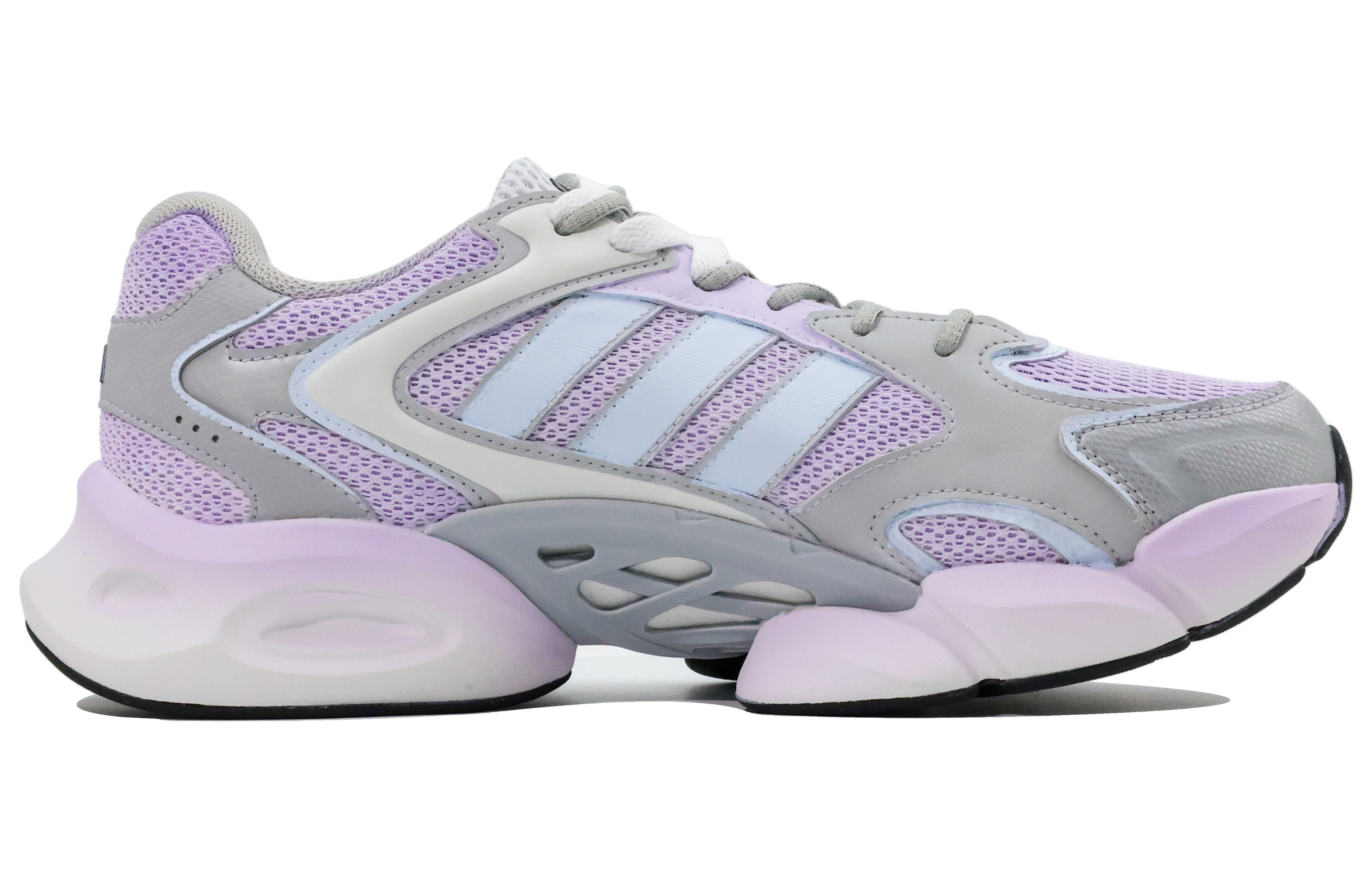 Adidas MEGASTRIDE Abrasion Resistant Low top Running Shoes Unisex Gray Blue Purple купить в интернет-магазине Yoocart с быстрой доставкой по России.