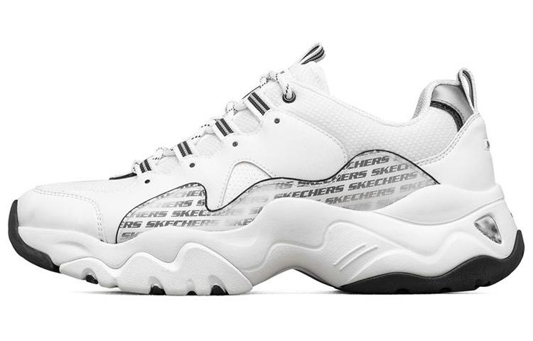 Skechers D Lites 3.0 Low Top Running Shoes White/Black