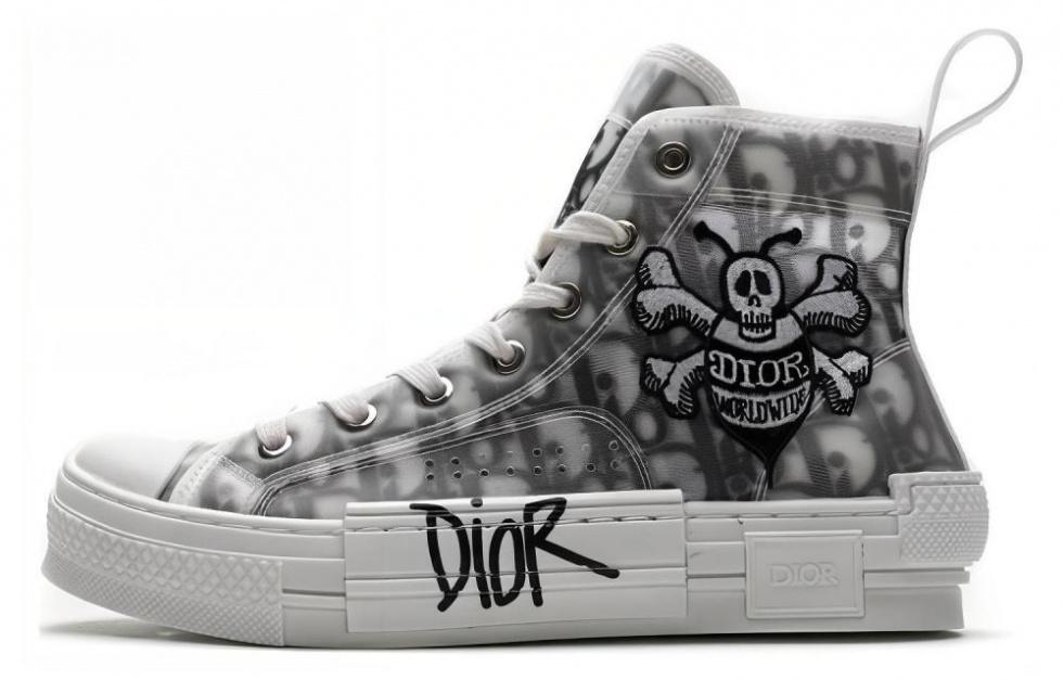 DIOR And Shawn B23 High Top Bee Embroidery