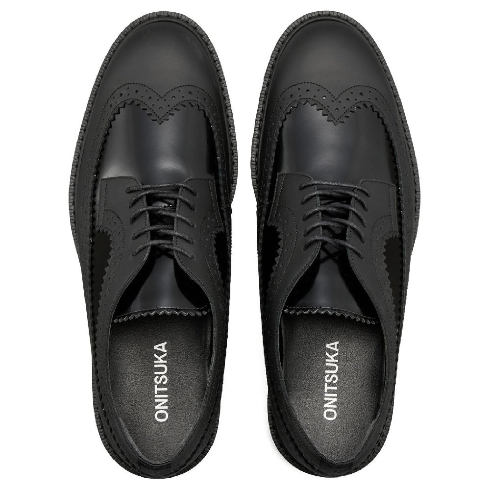 Onitsuka Tiger BROGUE Slip Resistant And Breathable Low Top Casual Shoes Men's Black