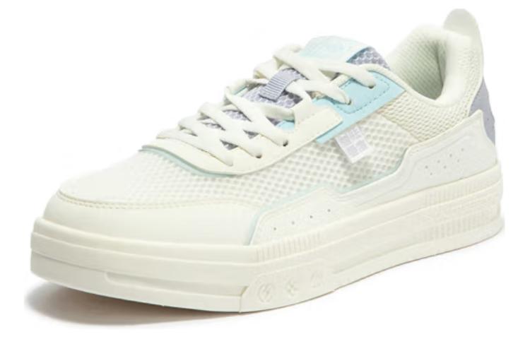 361° Cushioning Wear-Resistant Low-Top Skateboard Shoes Women's White Purple