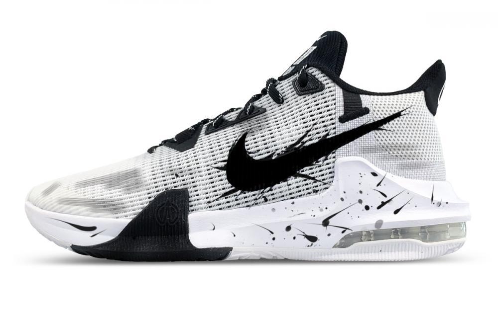 Nike Air Max Impact 3 Low-Top Basketball Shoes Men's Black White