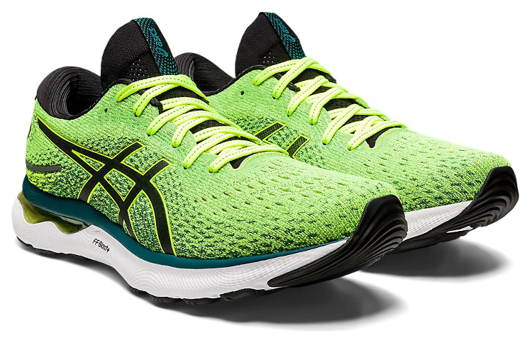 Asics Gel Nimbus 24 Safety Yellow Black купить в интернет-магазине Yoocart с быстрой доставкой по России.