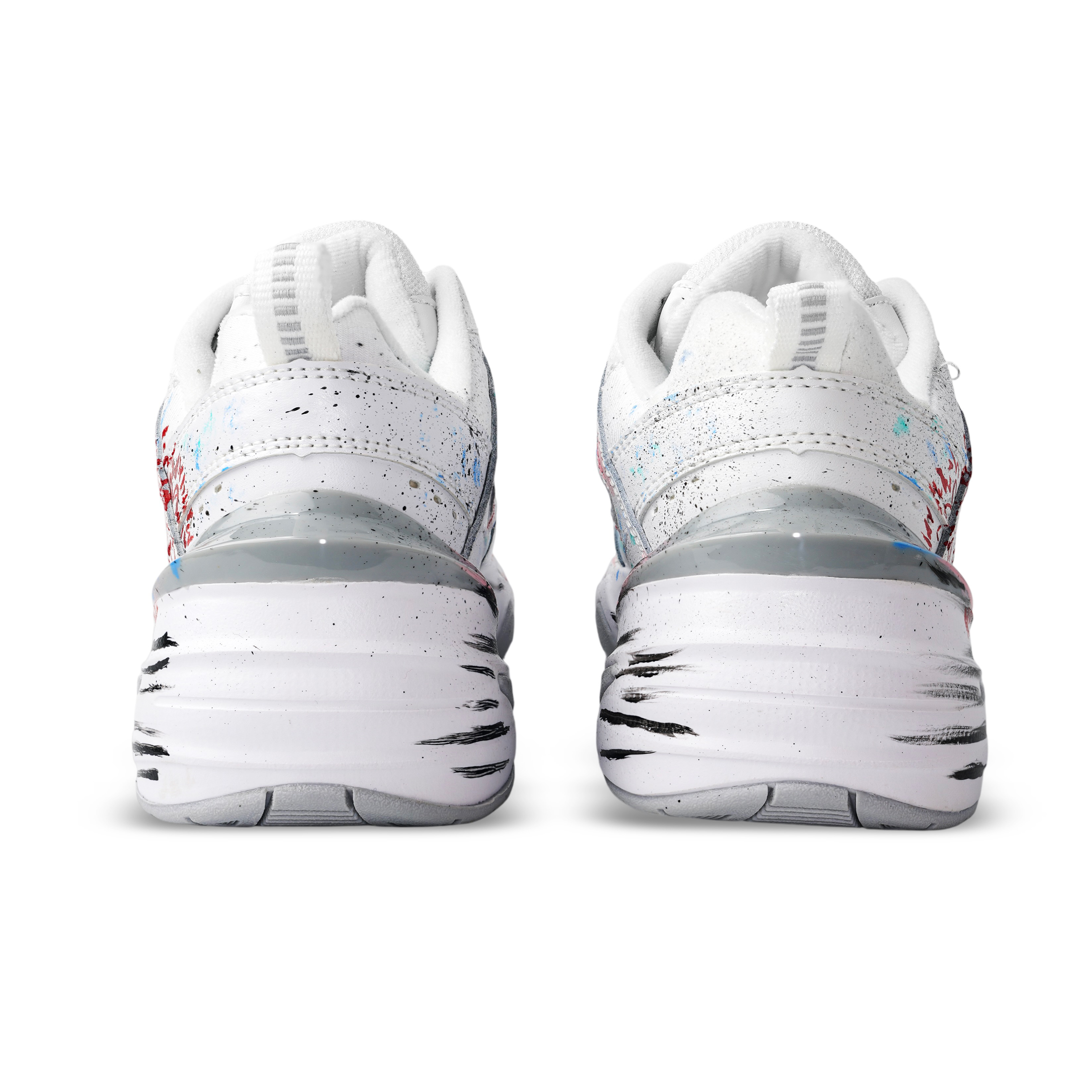 Nike M2K Tekno Lightweight Low Top Chunky Sneakers Unisex Red White купить в интернет-магазине Yoocart с быстрой доставкой по России.