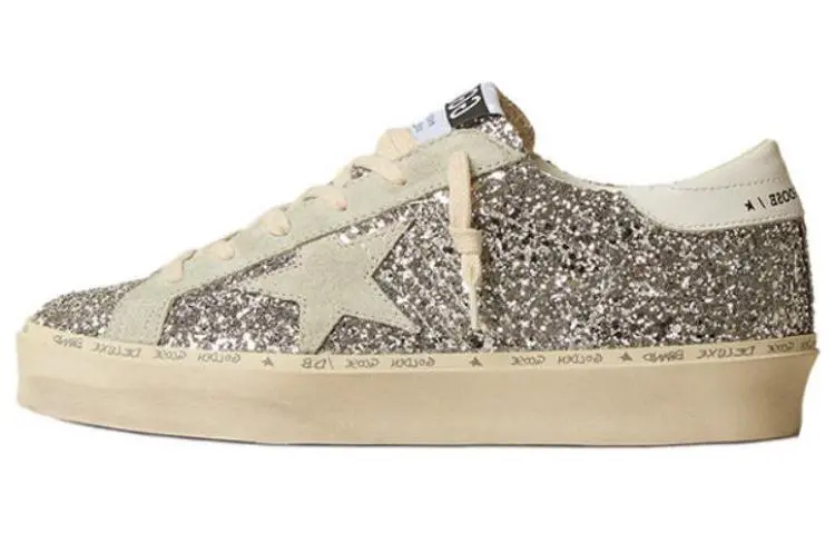 Golden Goose Women's Hi Star 'Silver Ice Grey Glitter'