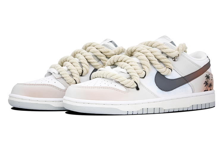Nike Dunk Low 'Neutral Grey' Slip-Resistant Cushioning Low-Top Skateboard Shoes GS Gray White купить в интернет-магазине Yoocart с быстрой доставкой по России.