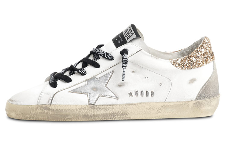 Golden Goose Super Star Low Top Stylish Skateboarding Shoes Women's White