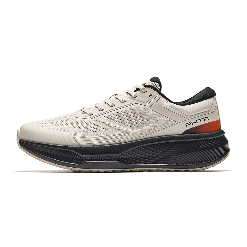Anta Variety Training Collection Cushioning, Wear Resistant Low Top Training Shoes Men's Chalk
