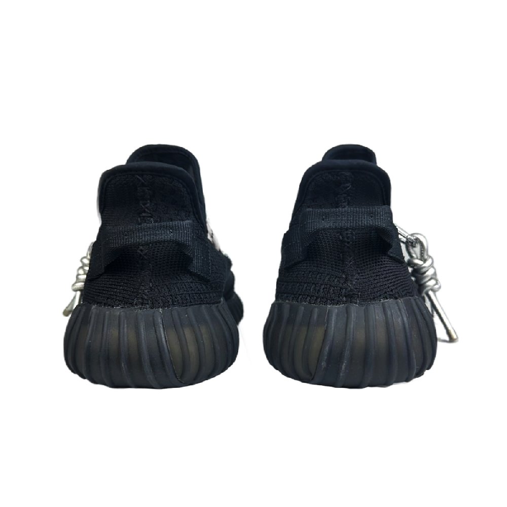 Adidas Originals Yeezy Boost 350 V2 Anti-Slip Wear-Resistant Low-Top Casual Shoes Unisex Black Gray