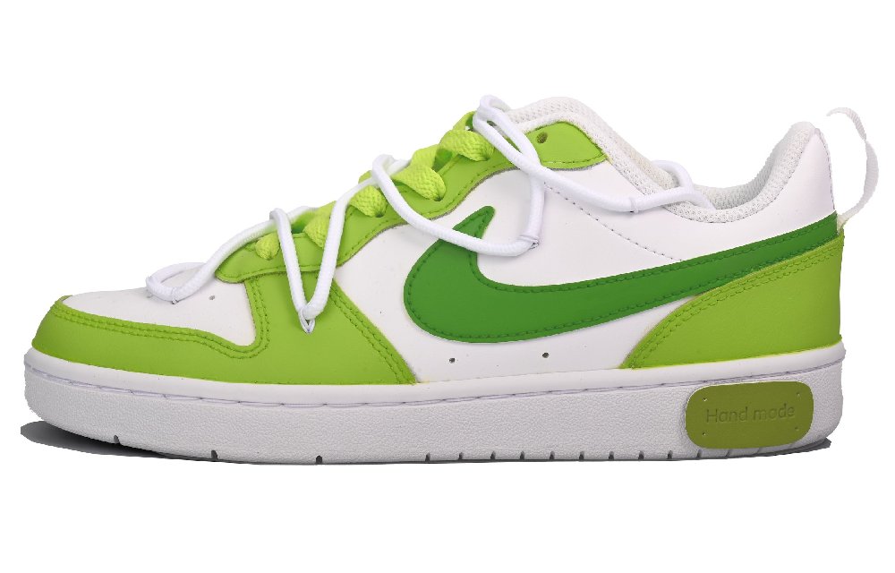 Nike Green Apple Vlad Slip-Resistant Low-Top Skateboard Shoes GS White Green