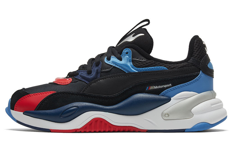 PUMA BMW M Series Motorsport Rs 2K Low Top Training Shoes Unisex Red Black