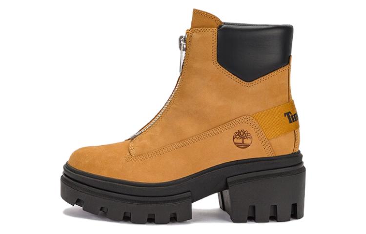 Timberland Everleigh Front Zip Boot 'Wheat Nubuck' Women's