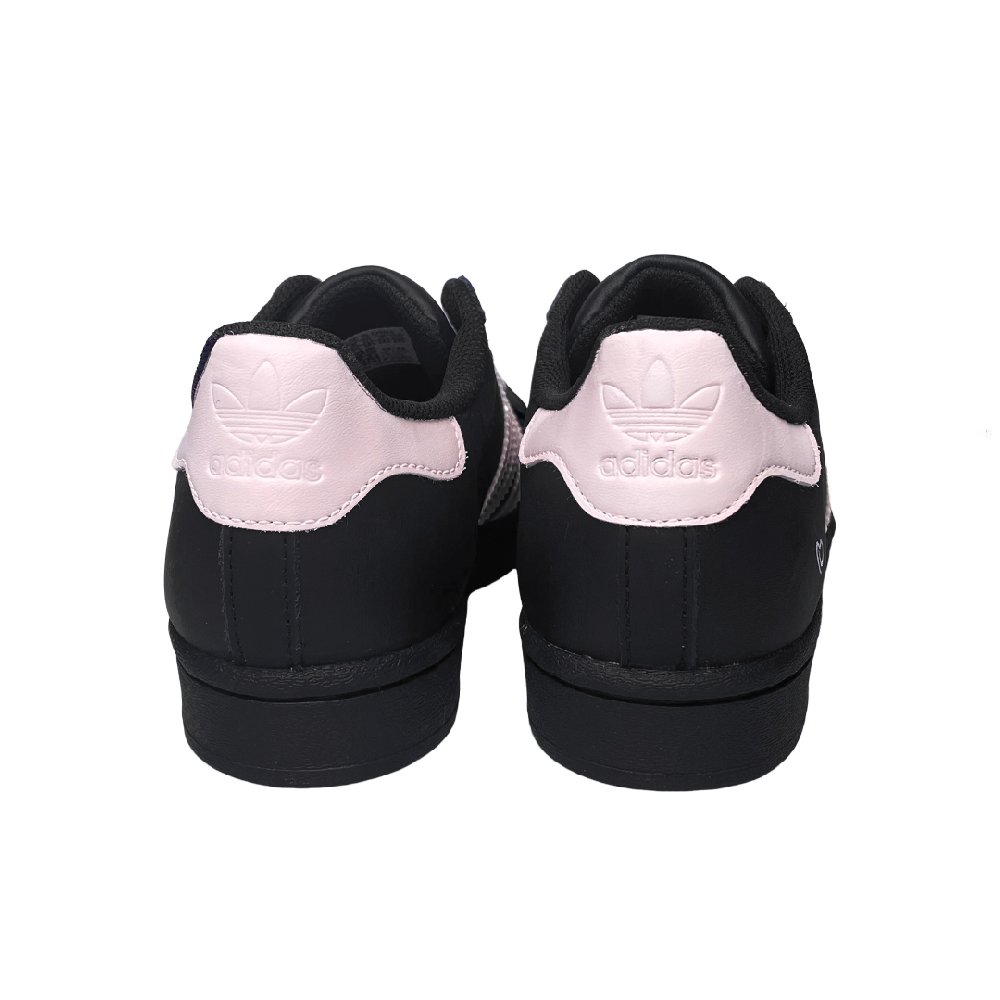 Adidas Originals SUPERSTAR Anti-Slip And Wear-Resistant Balance Low-Top Skateboard Shoes Unisex Black Pink