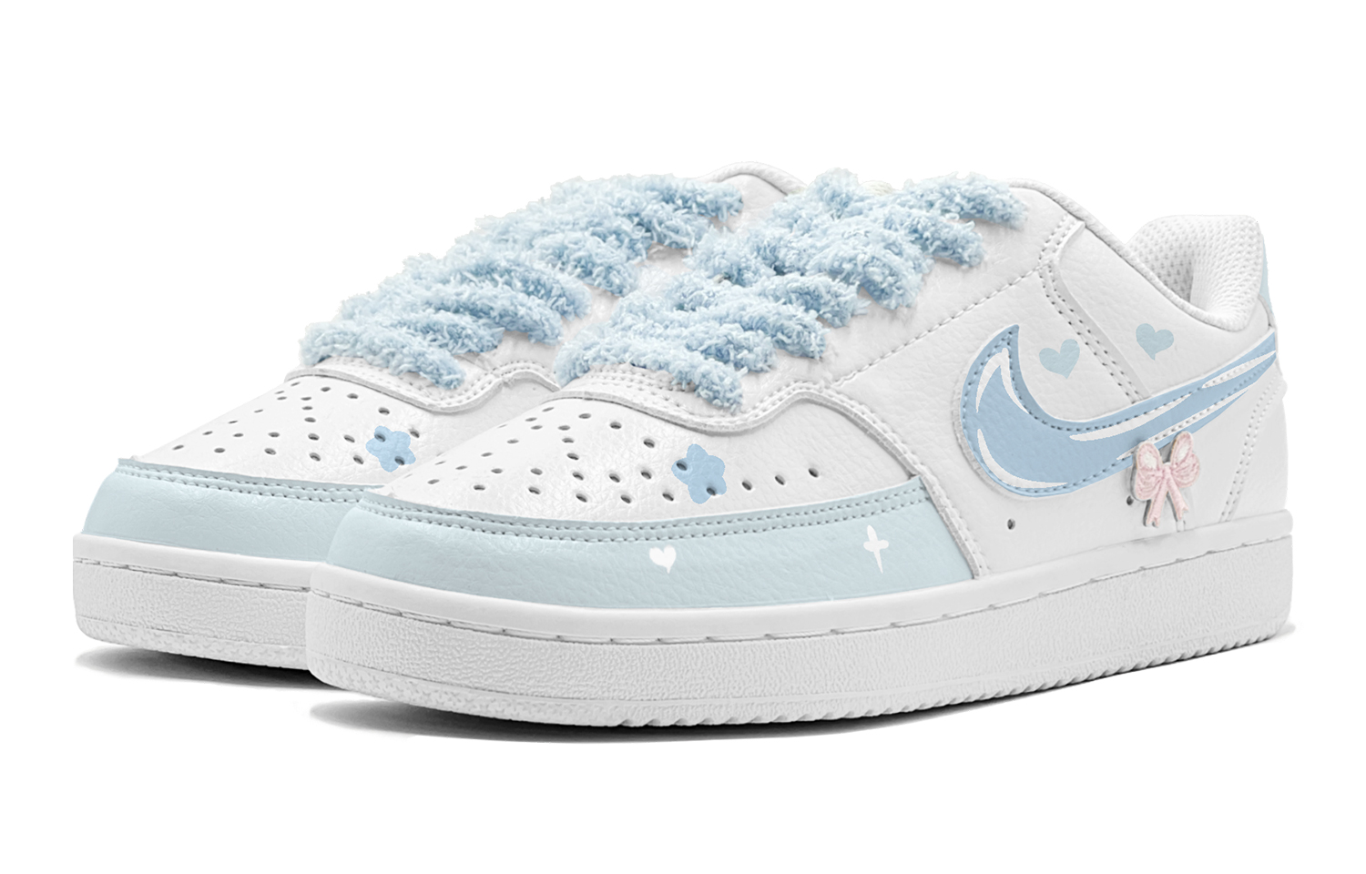 Nike Court Vision Low Top Skateboard Shoes Women's Blue купить в интернет-магазине Yoocart с быстрой доставкой по России.