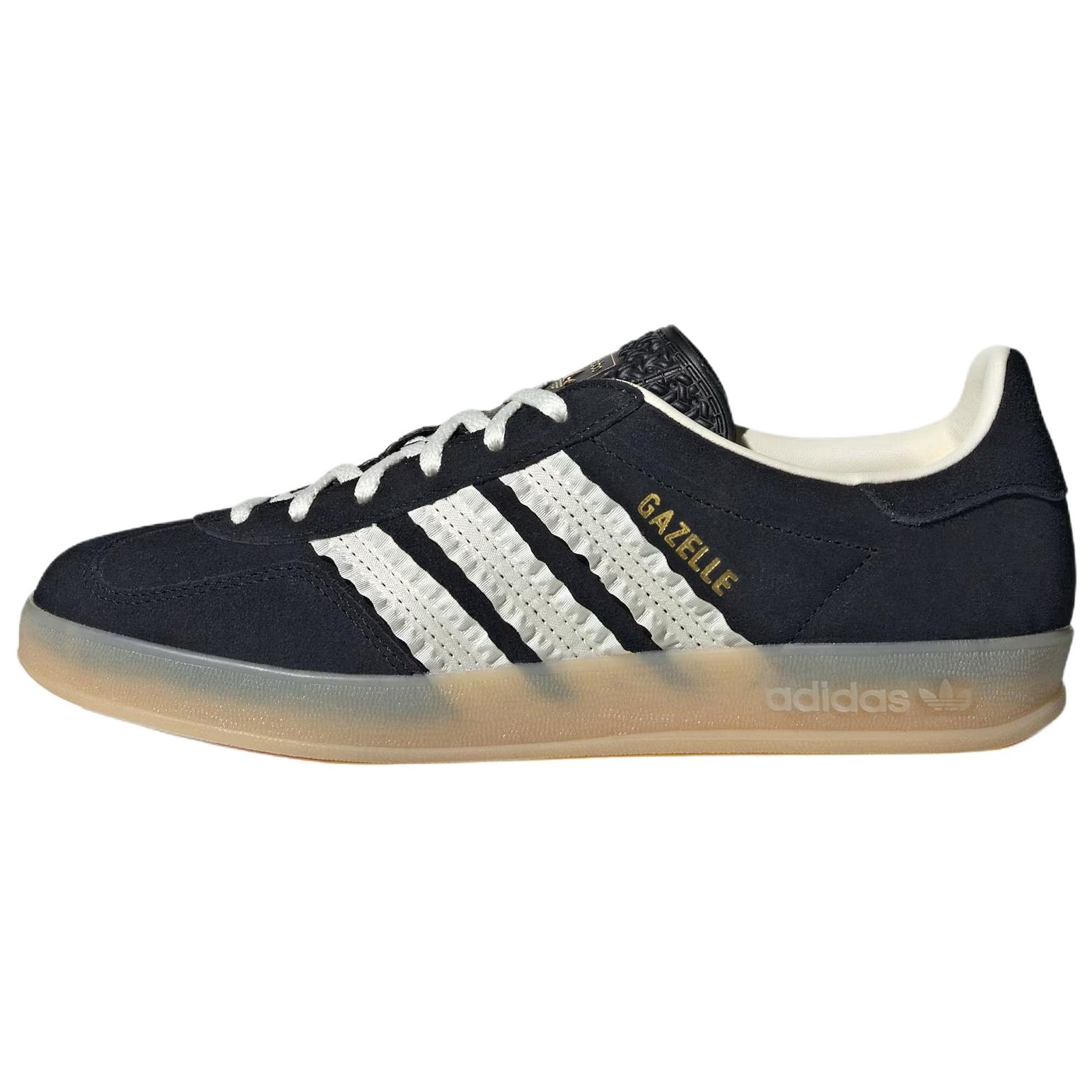 Adidas Women's Gazelle Indoor 'Ruffled Stripes Black Cream Gum' Women's купить в интернет-магазине Yoocart с быстрой доставкой по России.